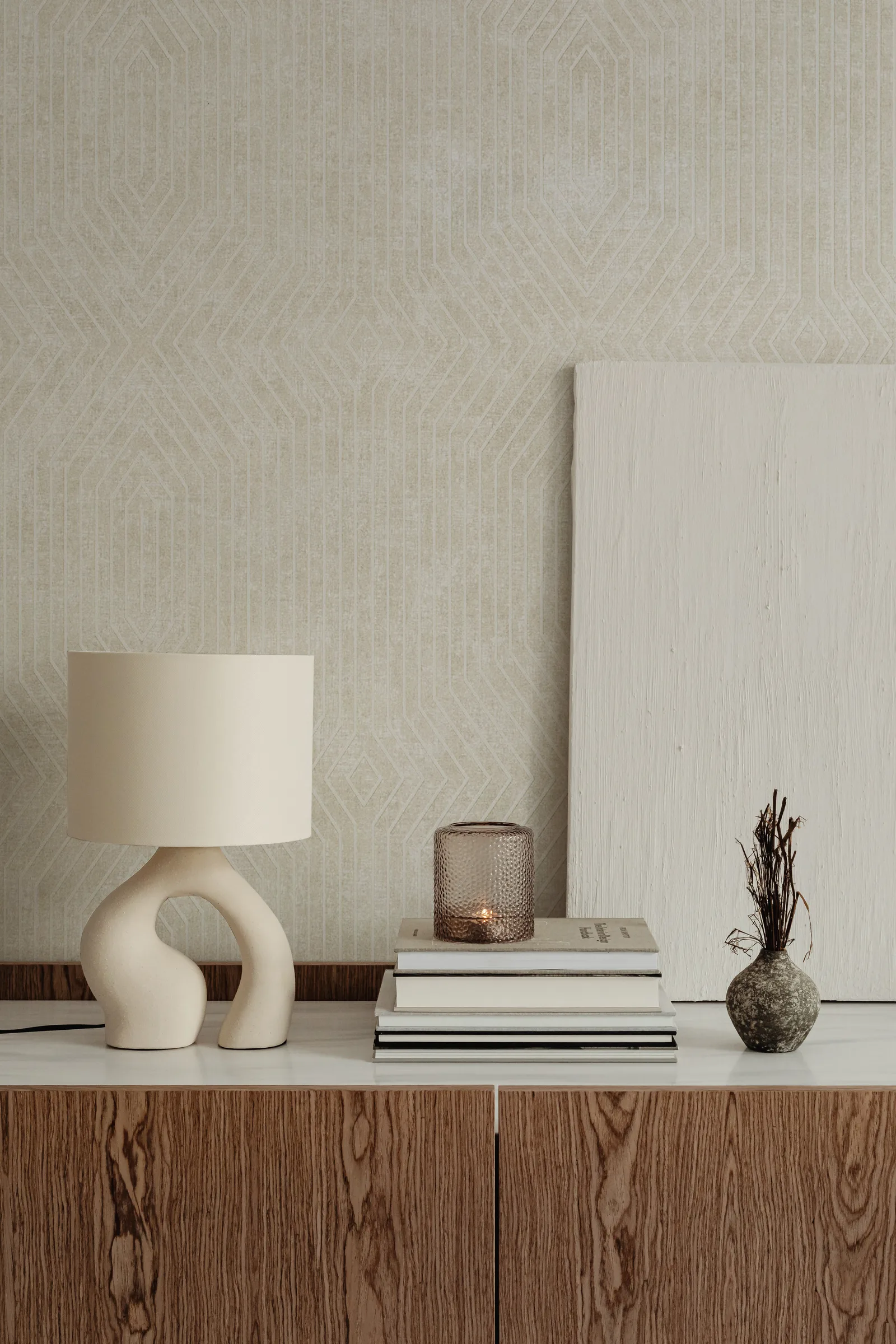 Detail shot of a Online wallpaper pattern
