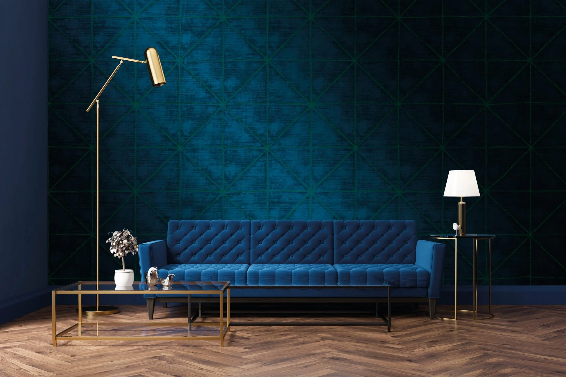 Vaughan feature wall wallpaper installation