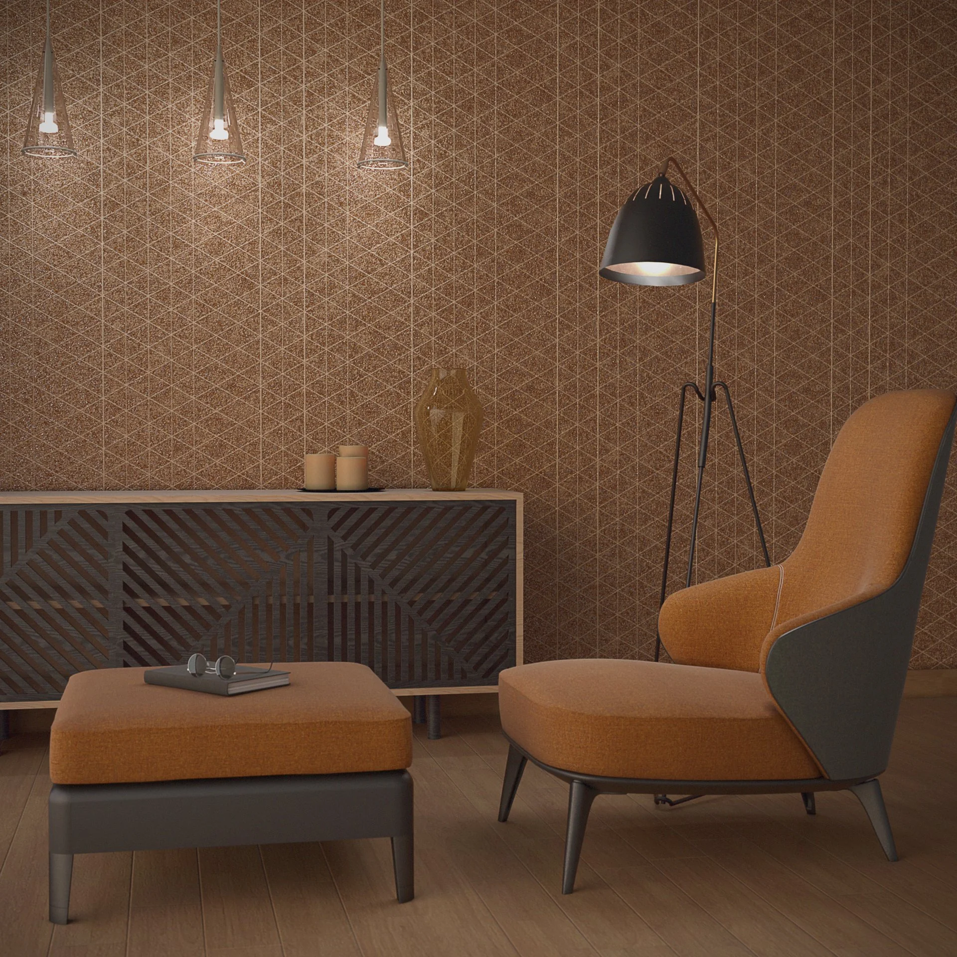 Vaughan feature wall, previous thumbnail detail